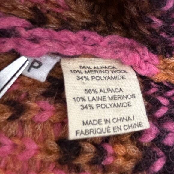 Ulla Johnson Boho Fringe Sweater Size XS Fuchsia Abia Alpaca RARE - Picture 6 of 7